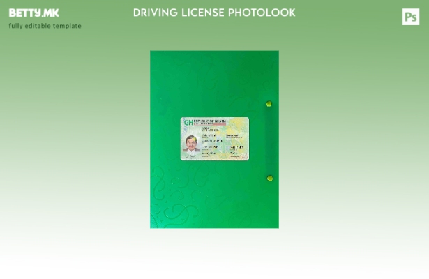 Модерен стил Ghana DL photolook FRONT шаблон